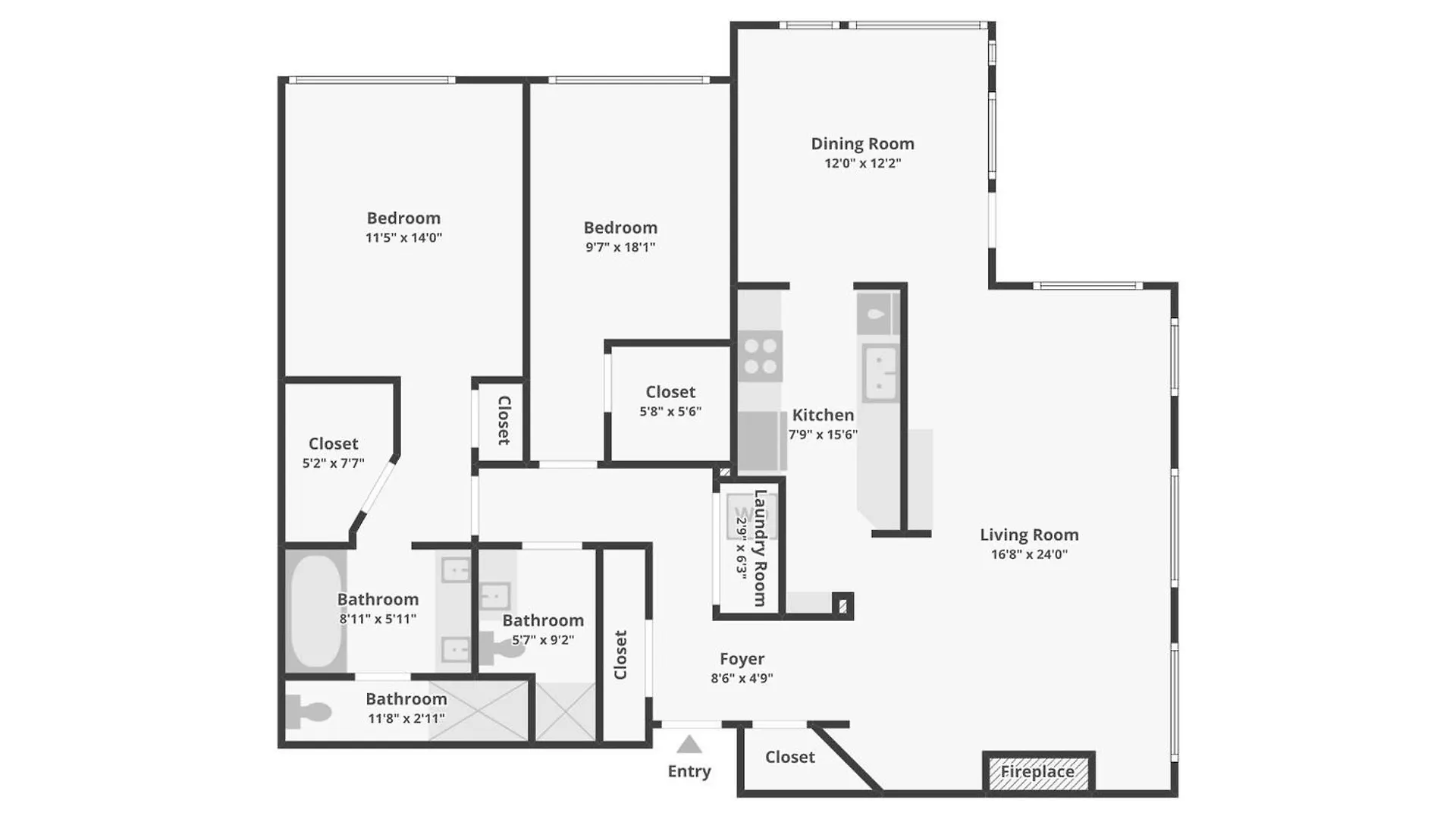 New Downtown 2 Beds, 2 Baths Waterfront Alaska 127 Seattle 0*,